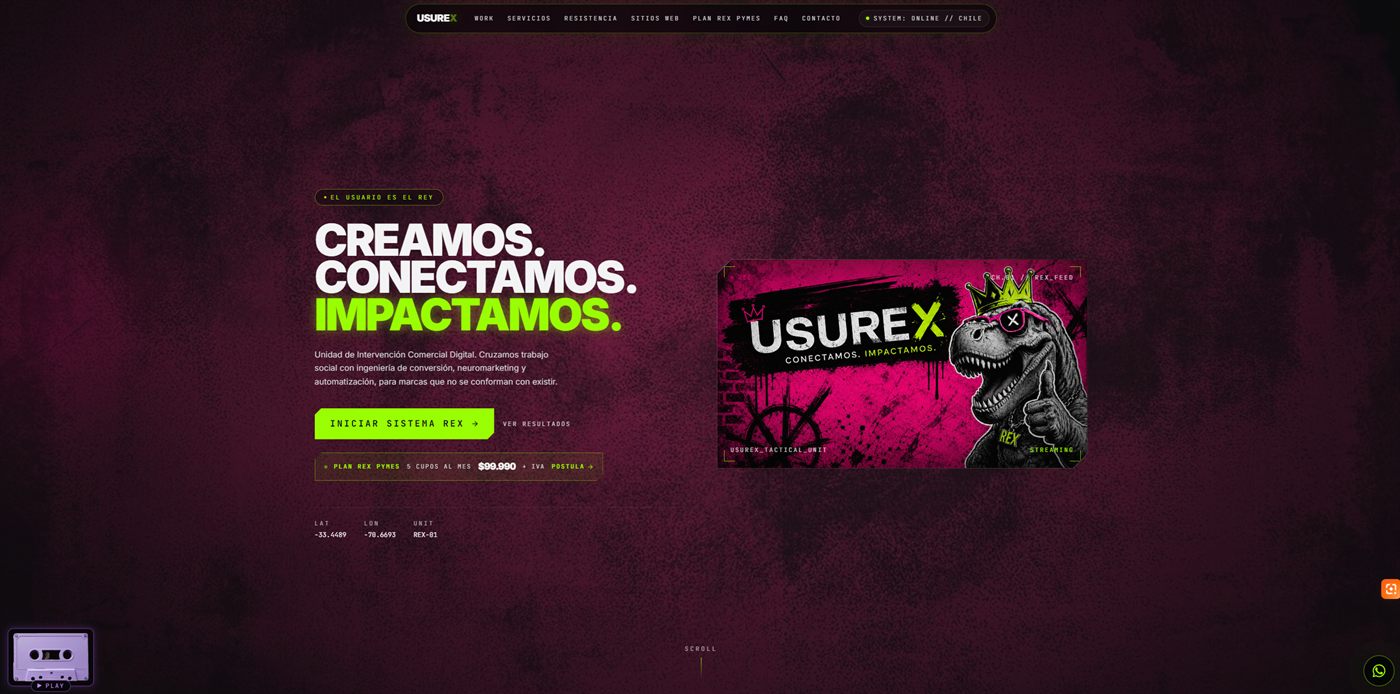 Sitio de USUREX